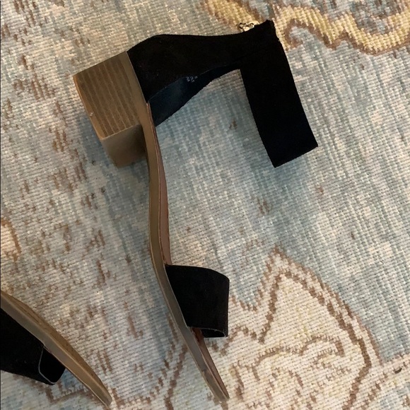 Black Suede Sandals - Picture 3 of 4